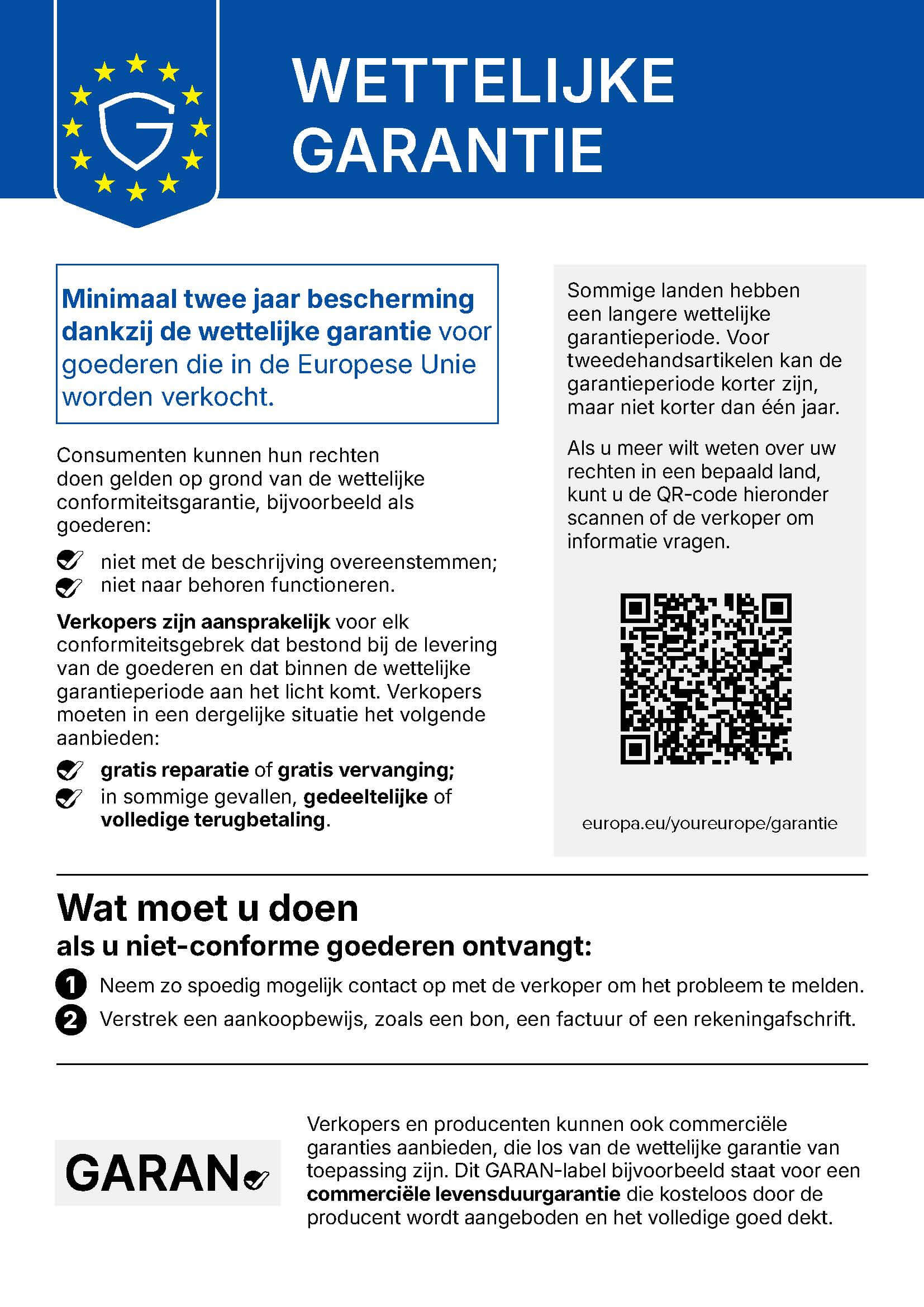 Garantie-informatie