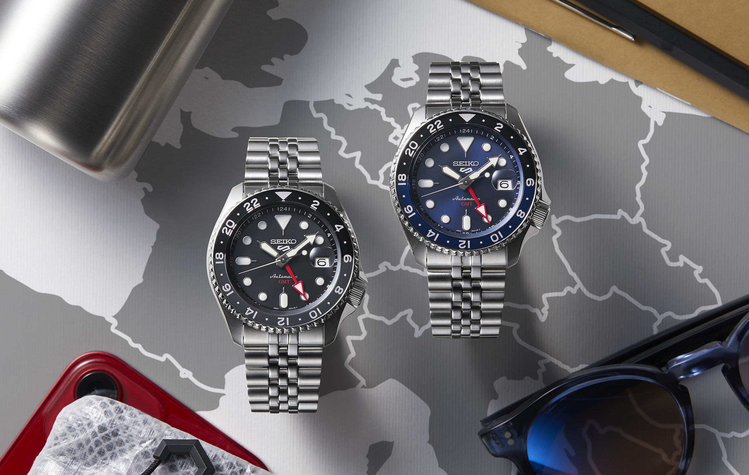 Haast je Zo snel als een flits actie Seiko 5 Sports verbreedt de horizon met nieuwe GMT-serie: SKX Sports Style