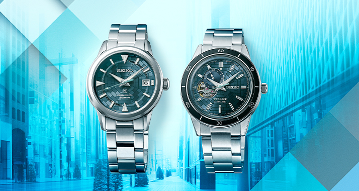 Ginza, de wijk in Tokio waar het Seiko-verhaal begon, is de inspiratiebron voor twee bijzondere Seiko 140th Anniversary Limited Editions.