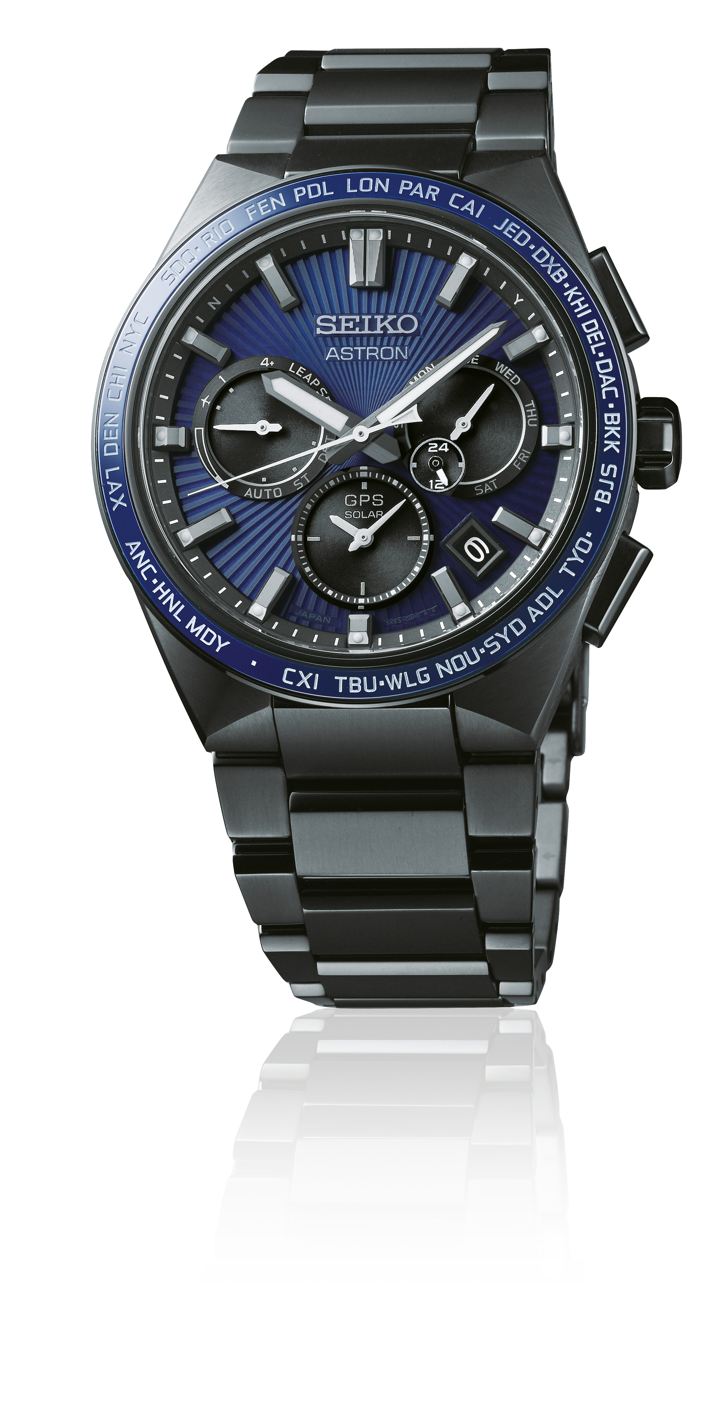 De Sportieve Seiko Astron GPS Solar 5X53 Dual-Time